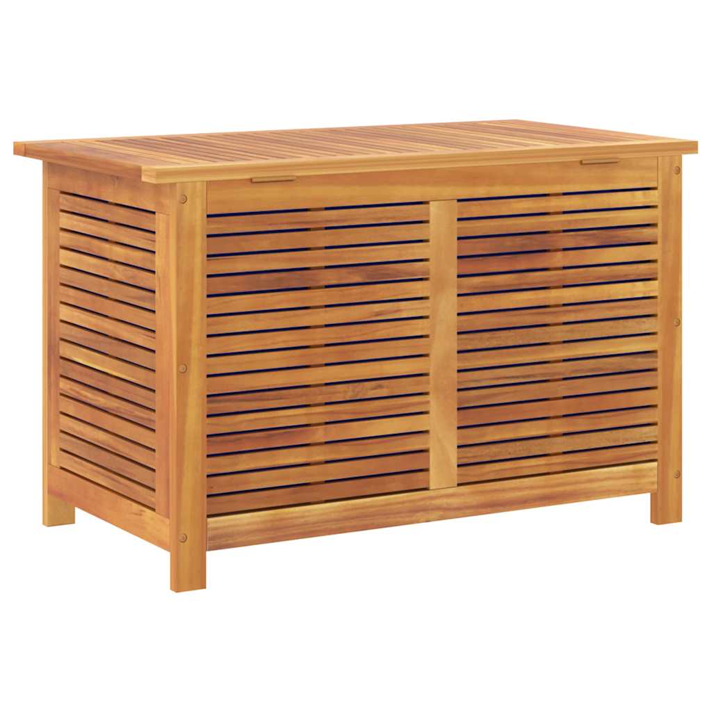 vidaXL Garden Storage Box with Louver 90x50x56 cm Solid Wood Acacia - Brown