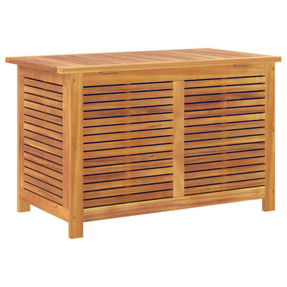 vidaXL Garden Storage Box with Louver 90x50x56 cm Solid Wood Acacia - Brown