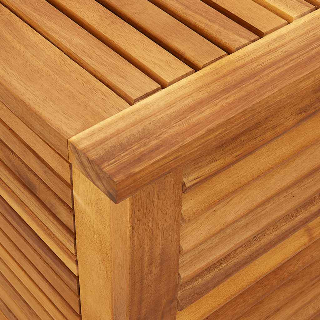 vidaXL Garden Storage Box with Louver 90x50x56 cm Solid Wood Acacia - Brown