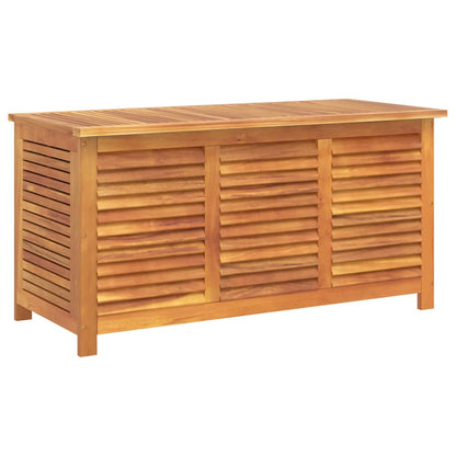 vidaXL Garden Storage Box with Louver 113x50x56 cm Solid Wood Acacia - Brown