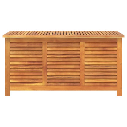 vidaXL Garden Storage Box with Louver 113x50x56 cm Solid Wood Acacia - Brown