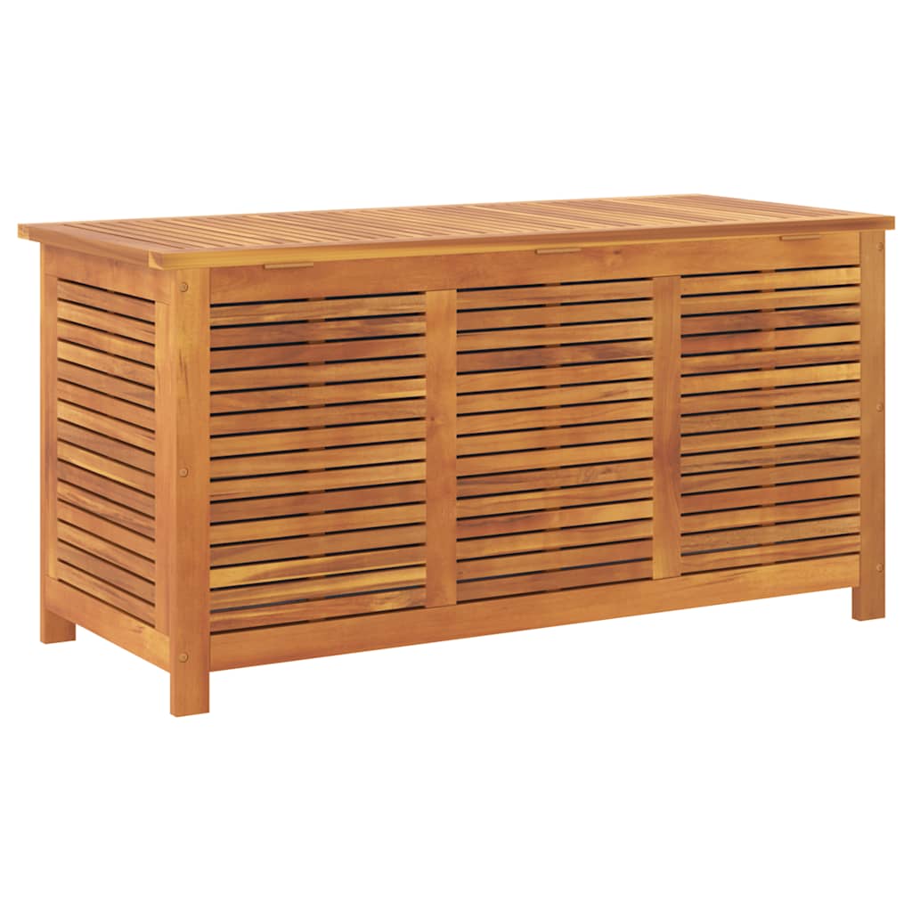 vidaXL Garden Storage Box with Louver 113x50x56 cm Solid Wood Acacia - Brown