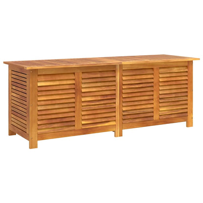 vidaXL Garden Storage Box with Louver 150x50x56 cm Solid Wood Acacia - Brown