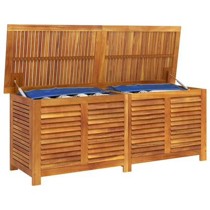 vidaXL Garden Storage Box with Louver 150x50x56 cm Solid Wood Acacia - Brown
