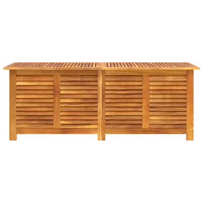vidaXL Garden Storage Box with Louver 150x50x56 cm Solid Wood Acacia - Brown