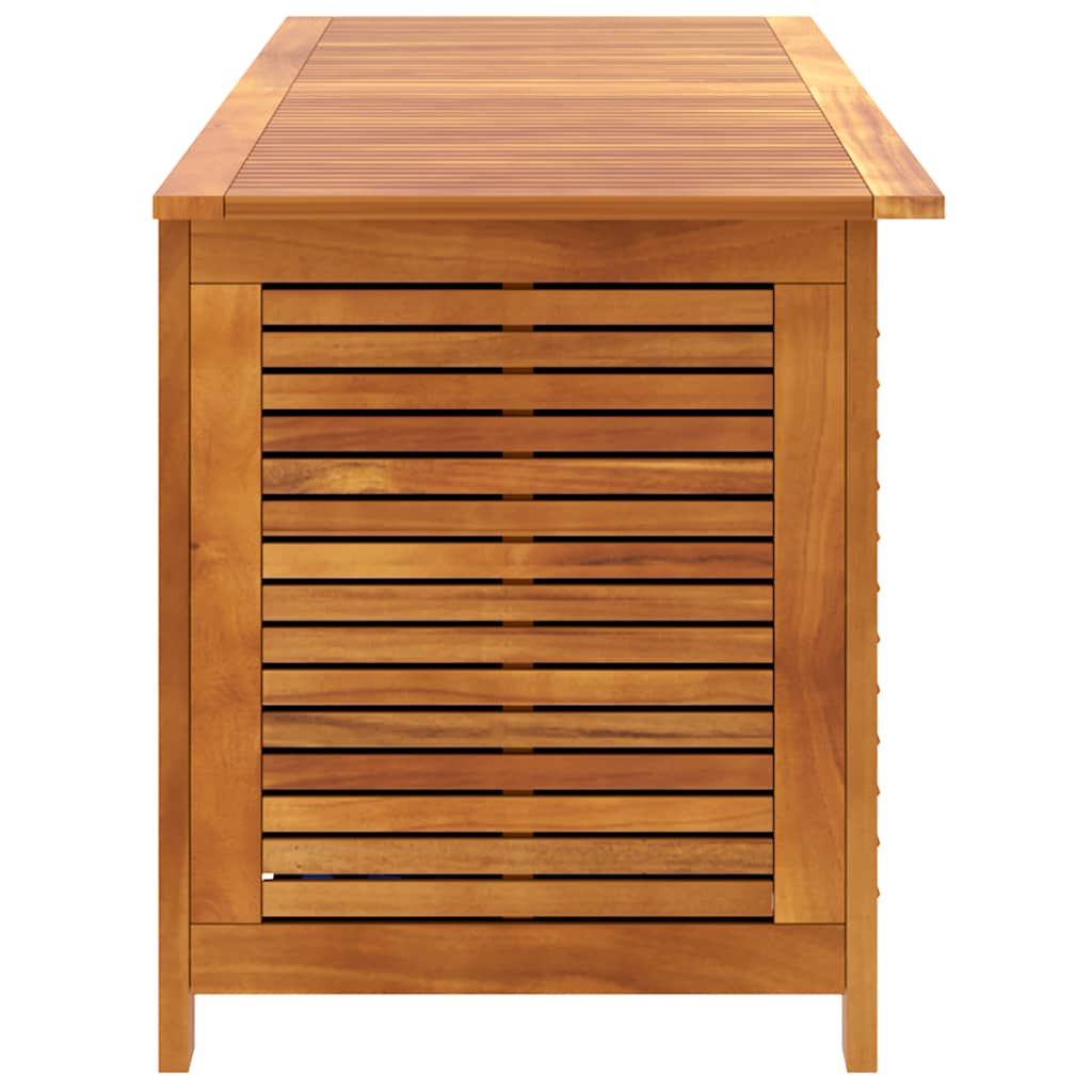 vidaXL Garden Storage Box with Louver 150x50x56 cm Solid Wood Acacia - Brown