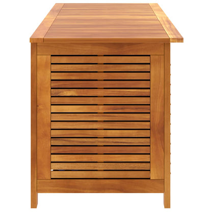 vidaXL Garden Storage Box with Louver 150x50x56 cm Solid Wood Acacia - Brown