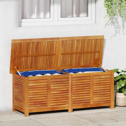 vidaXL Garden Storage Box with Louver 150x50x56 cm Solid Wood Acacia - Brown
