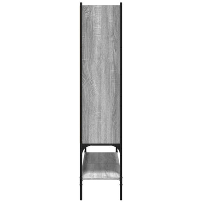 vidaXL Bookcase Grey Sonoma 102x30x141.5 cm Engineered Wood