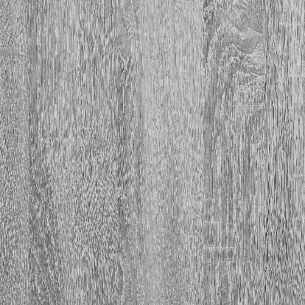 vidaXL Bookcase Grey Sonoma 102x30x141.5 cm Engineered Wood