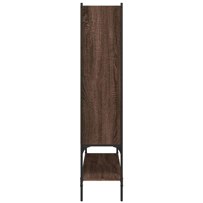 vidaXL Bookcase Brown Oak 102x30x141.5 cm Engineered Wood