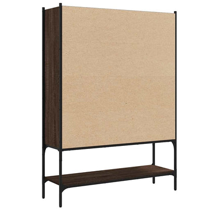 vidaXL Bookcase Brown Oak 102x30x141.5 cm Engineered Wood