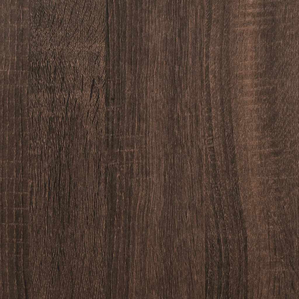 vidaXL Bookcase Brown Oak 102x30x141.5 cm Engineered Wood