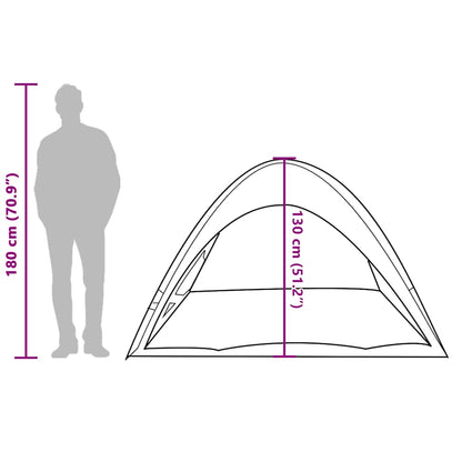vidaXL Beach Tent Sea Green Waterproof