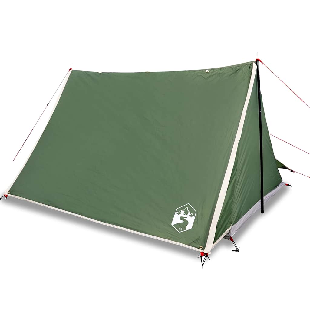 vidaXL Camping Tent 2-Person Green Waterproof - 42892