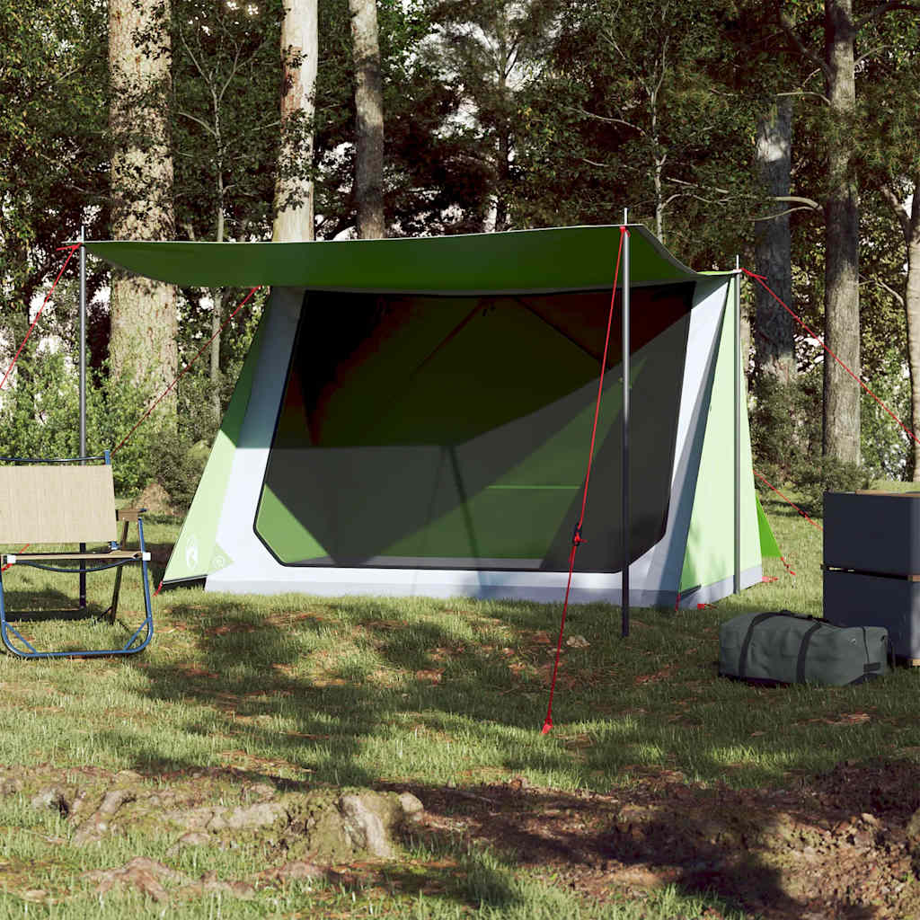 vidaXL Camping Tent 2-Person Green Waterproof - 42892