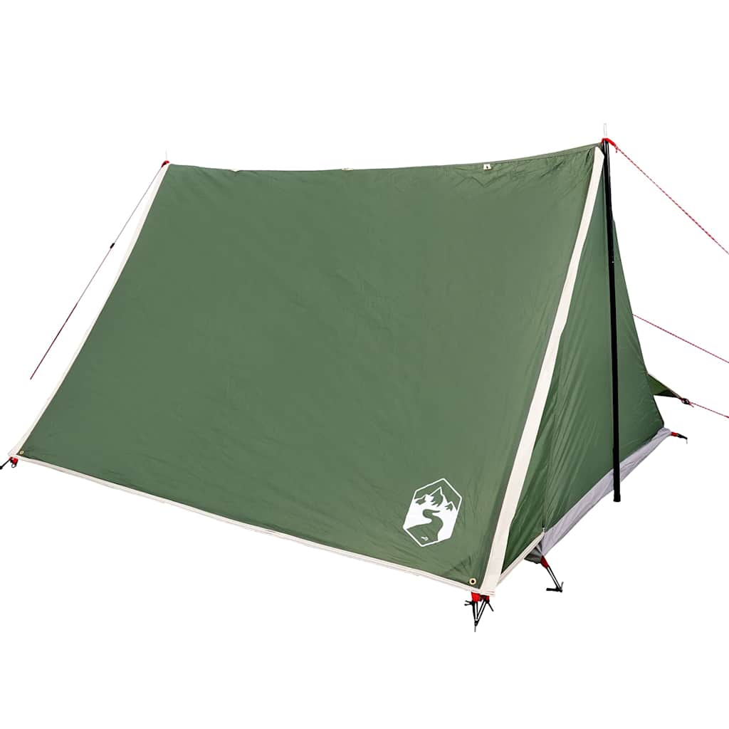 vidaXL Camping Tent 2-Person Green Waterproof - 42892