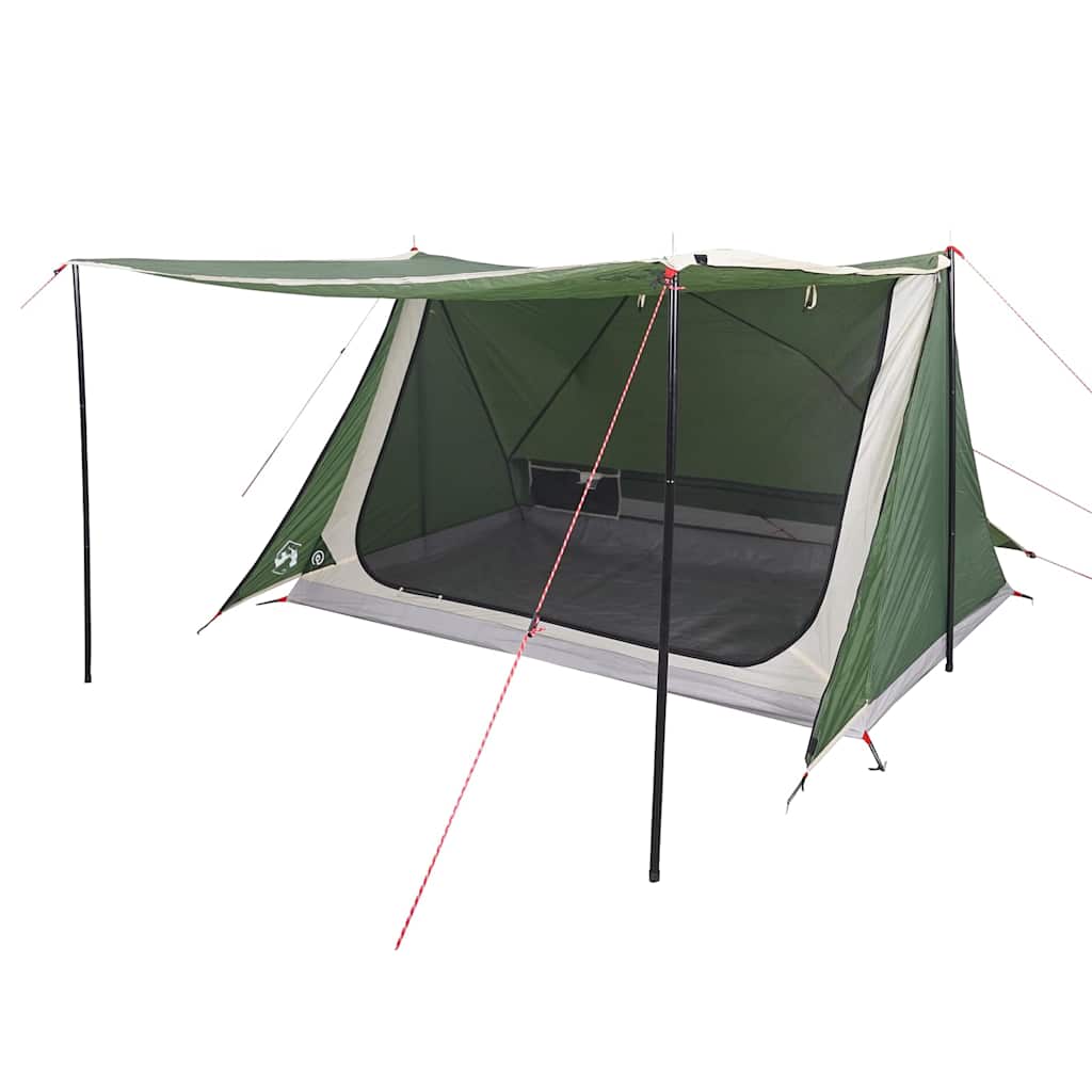 vidaXL Camping Tent 2-Person Green Waterproof - 42892