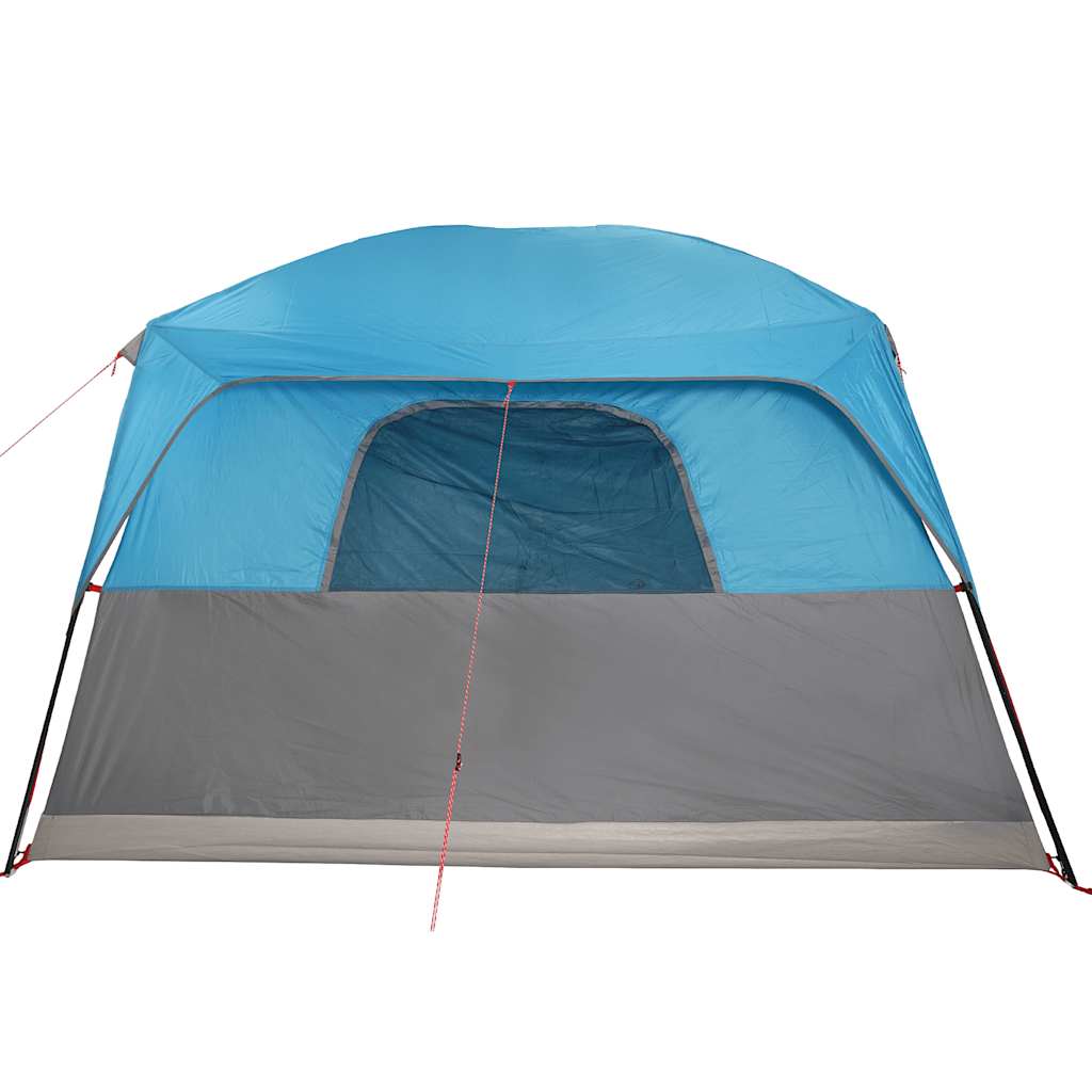 vidaXL Family Tent Cabin 8-Person Blue Waterproof
