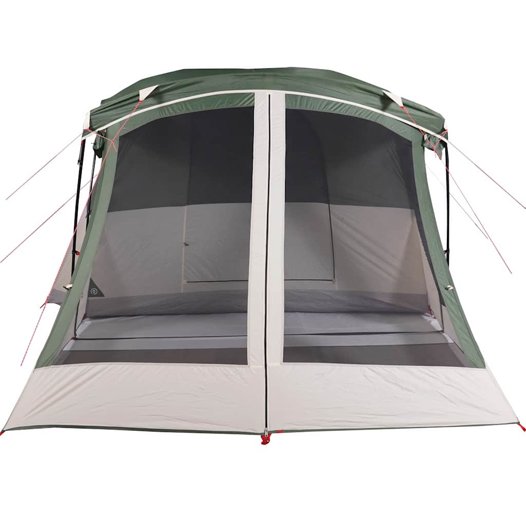 vidaXL Camping Tent with Porch 4-Person Green Waterproof - 42921