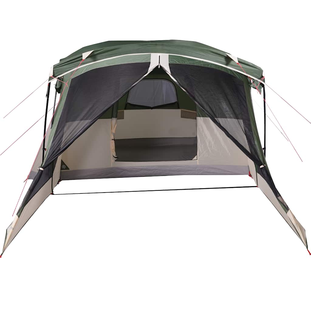 vidaXL Camping Tent with Porch 4-Person Green Waterproof - 42921