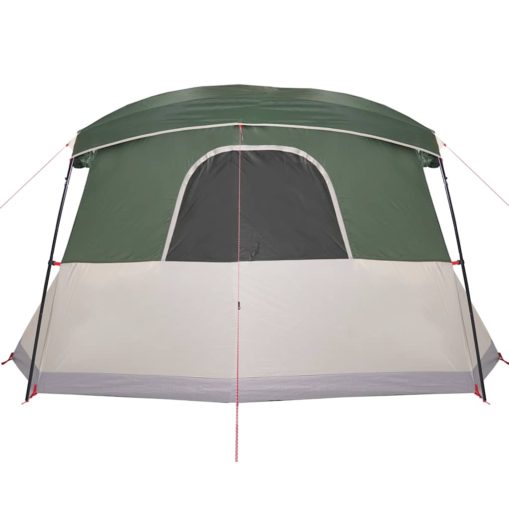vidaXL Camping Tent with Porch 4-Person Green Waterproof - 42921