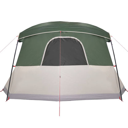 vidaXL Camping Tent with Porch 4-Person Green Waterproof - 42921