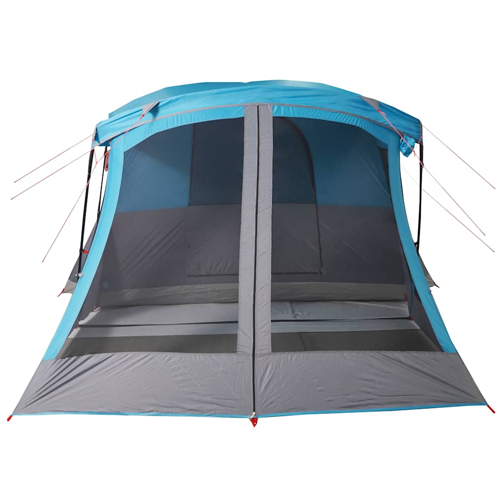 vidaXL Camping Tent with Porch 4-Person Blue Waterproof - 42926