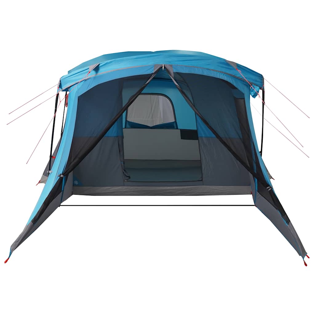 vidaXL Camping Tent with Porch 4-Person Blue Waterproof - 42926