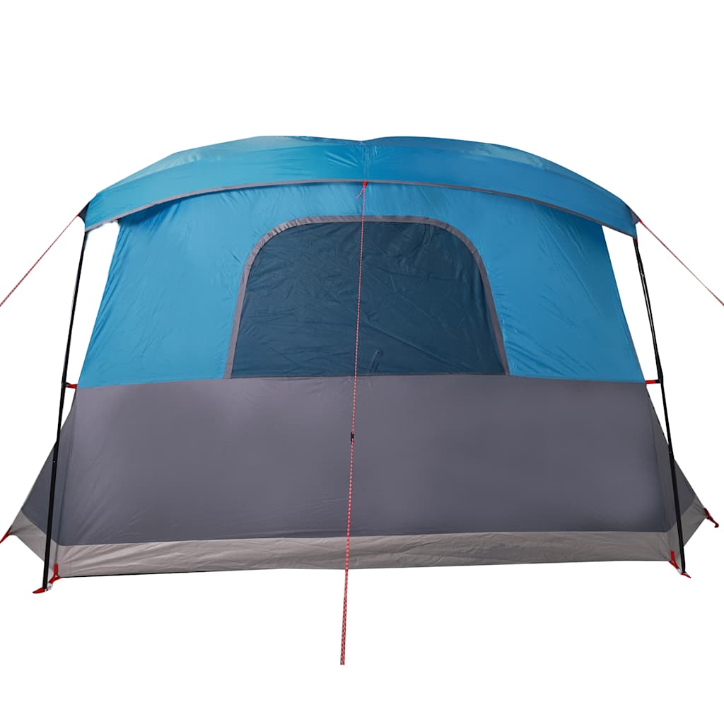 vidaXL Camping Tent with Porch 4-Person Blue Waterproof - 42926