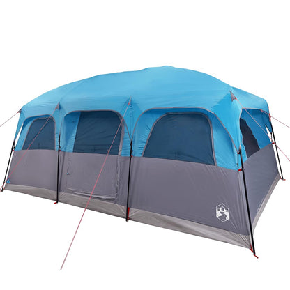 vidaXL Family Tent Cabin 10-Person Blue Waterproof
