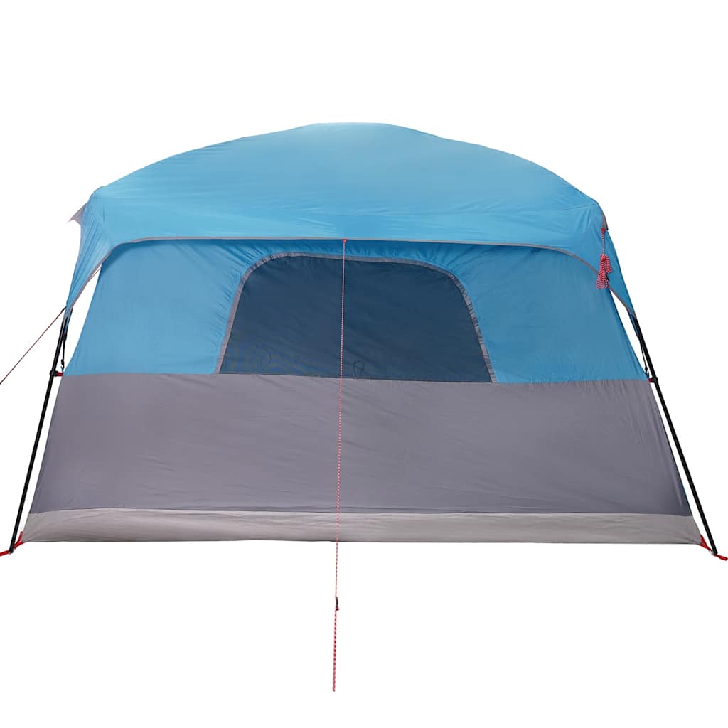 vidaXL Family Tent Cabin 10-Person Blue Waterproof