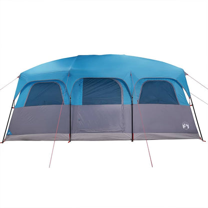 vidaXL Family Tent Cabin 10-Person Blue Waterproof
