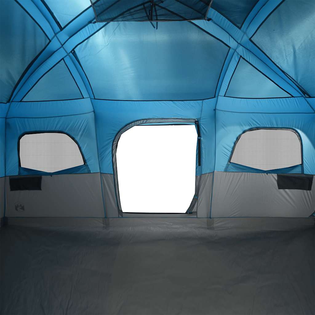 vidaXL Family Tent Cabin 10-Person Blue Waterproof