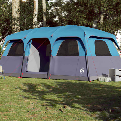 vidaXL Family Tent Cabin 10-Person Blue Waterproof