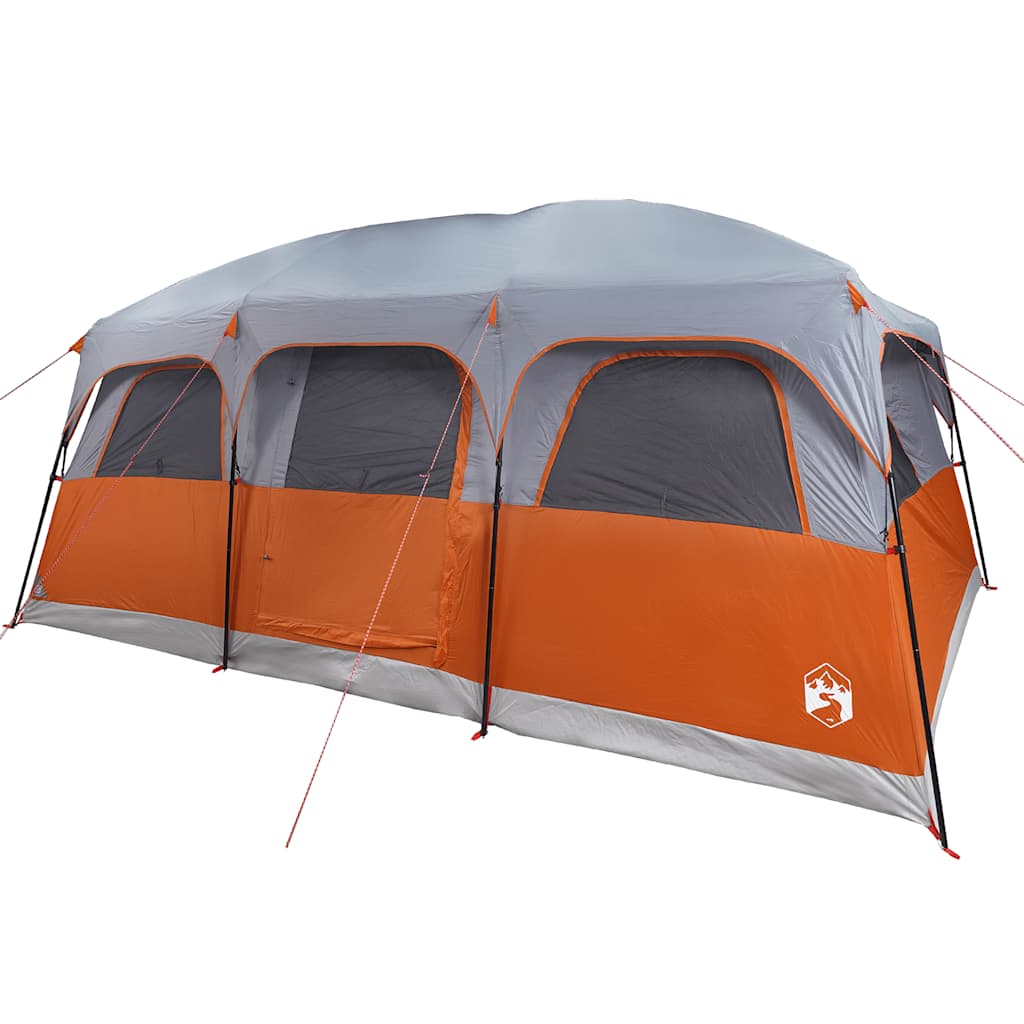 vidaXL Family Tent Cabin 10-Person Grey Waterproof