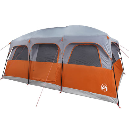 vidaXL Family Tent Cabin 10-Person Grey Waterproof