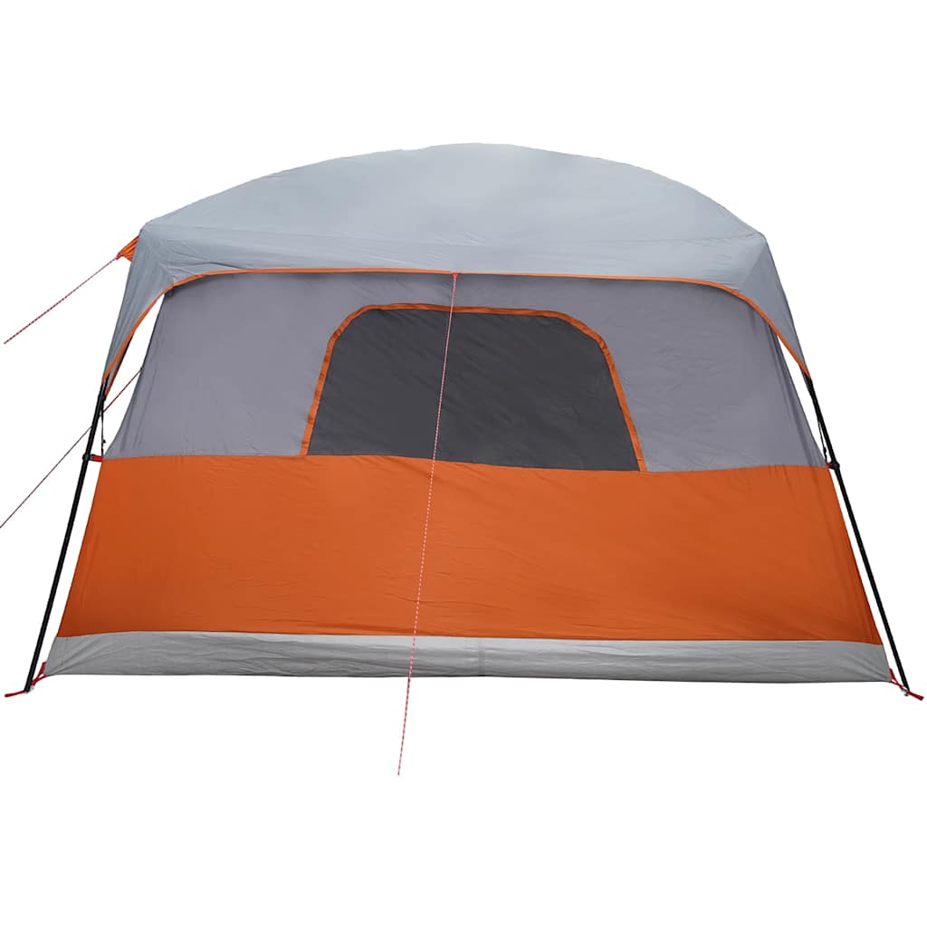 vidaXL Family Tent Cabin 10-Person Grey Waterproof