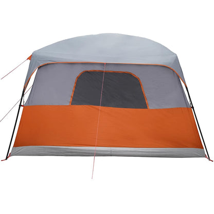 vidaXL Family Tent Cabin 10-Person Grey Waterproof