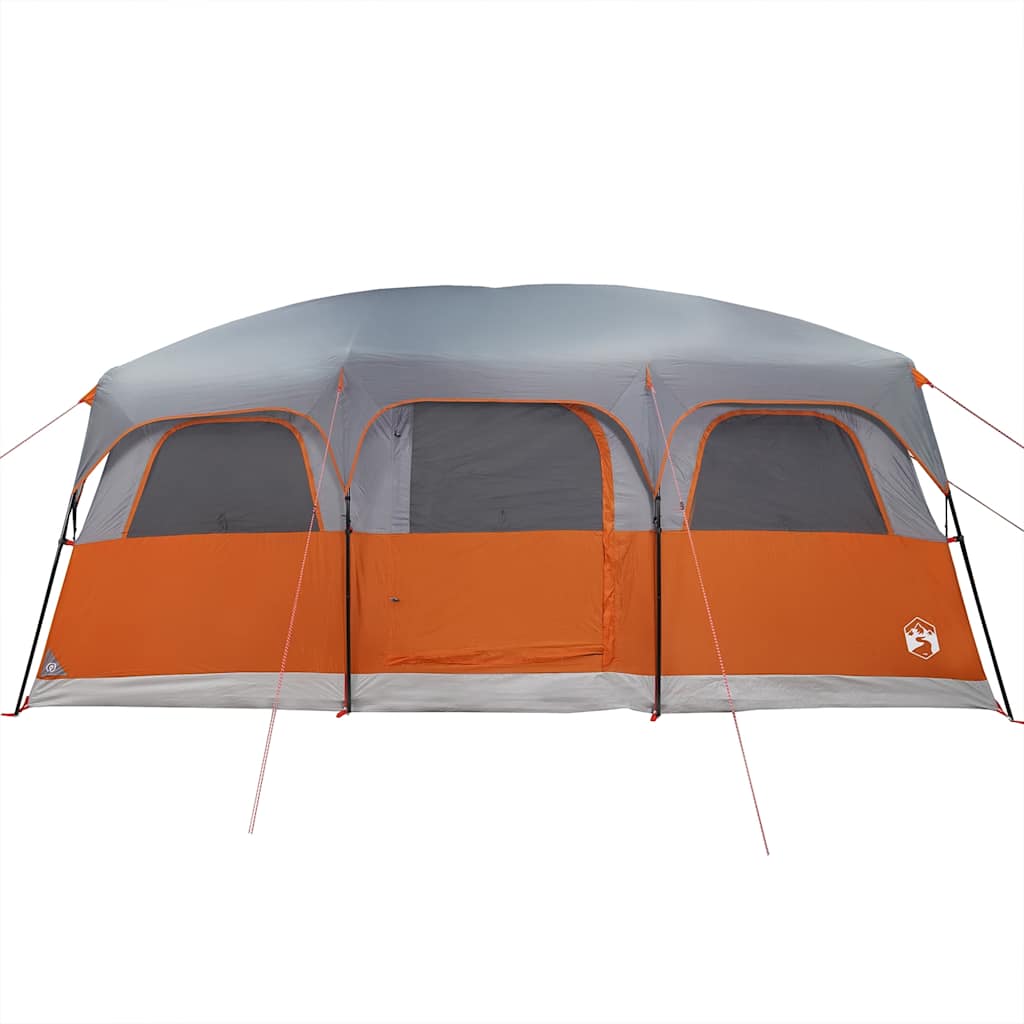 vidaXL Family Tent Cabin 10-Person Grey Waterproof