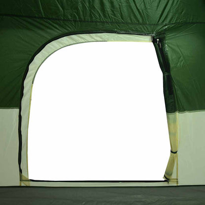 vidaXL Camping Tent Cabin 4-Person Green Waterproof - 42942