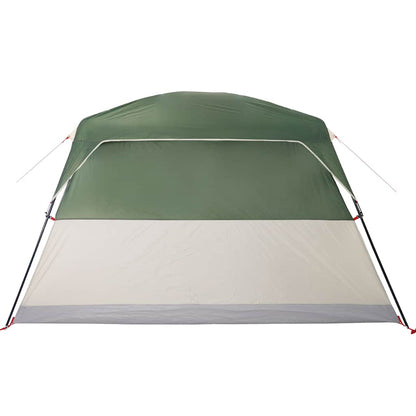vidaXL Camping Tent Cabin 4-Person Green Waterproof - 42942