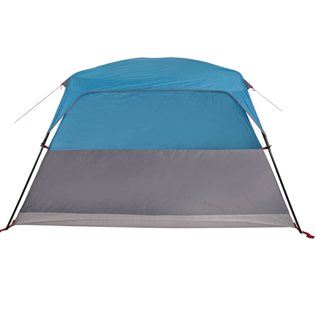 vidaXL Camping Tent Cabin 4-Person Blue Waterproof - 42943