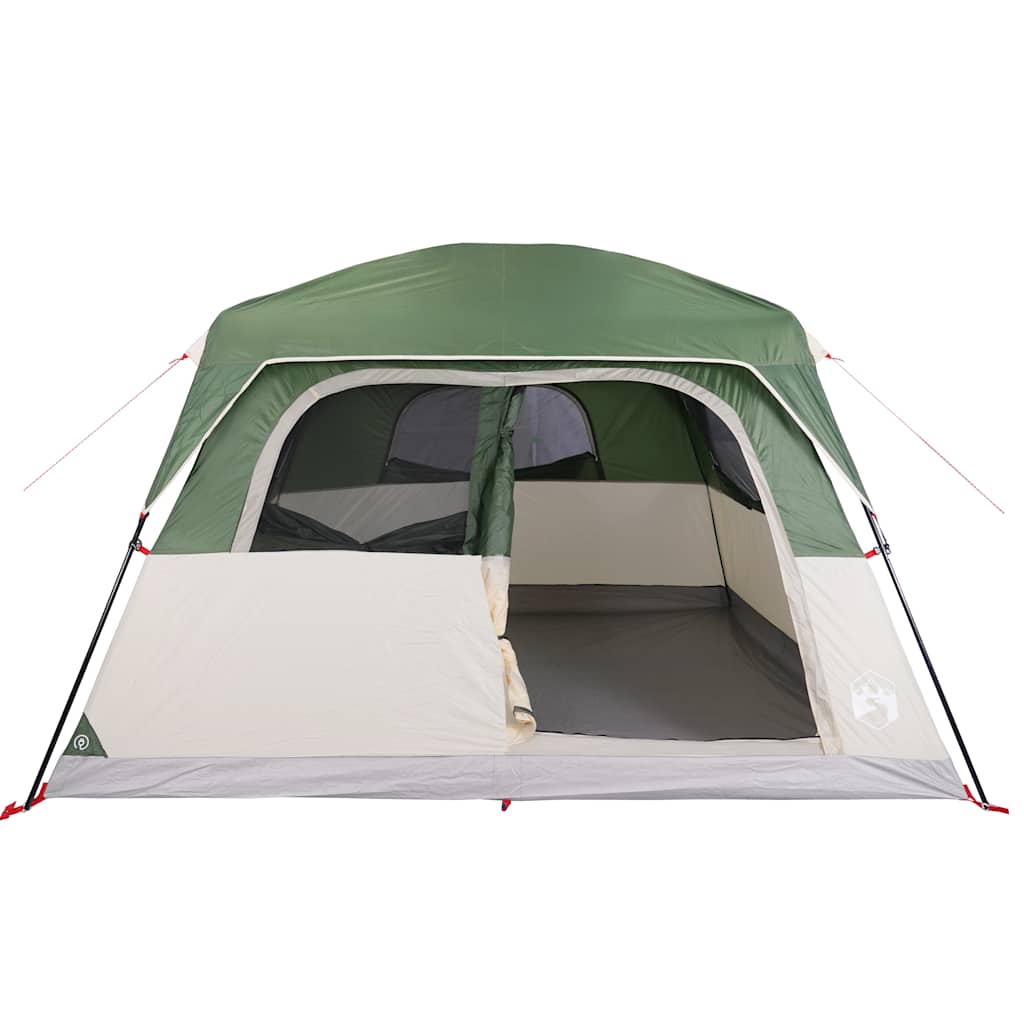 vidaXL Family Tent Cabin 6-Person Green Waterproof - 42957