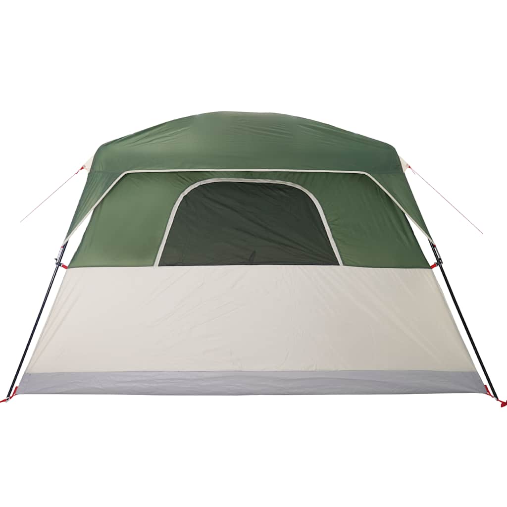 vidaXL Family Tent Cabin 6-Person Green Waterproof - 42957