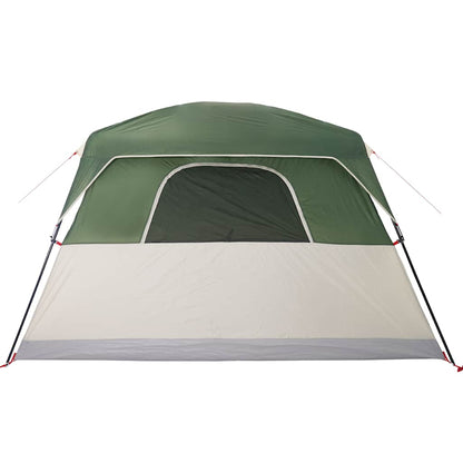 vidaXL Family Tent Cabin 6-Person Green Waterproof - 42957