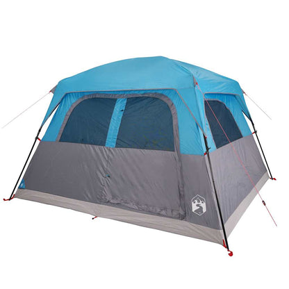 vidaXL Family Tent Cabin 6-Person Blue Waterproof - 42970