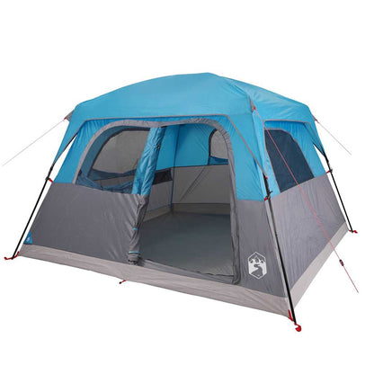 vidaXL Family Tent Cabin 6-Person Blue Waterproof - 42970