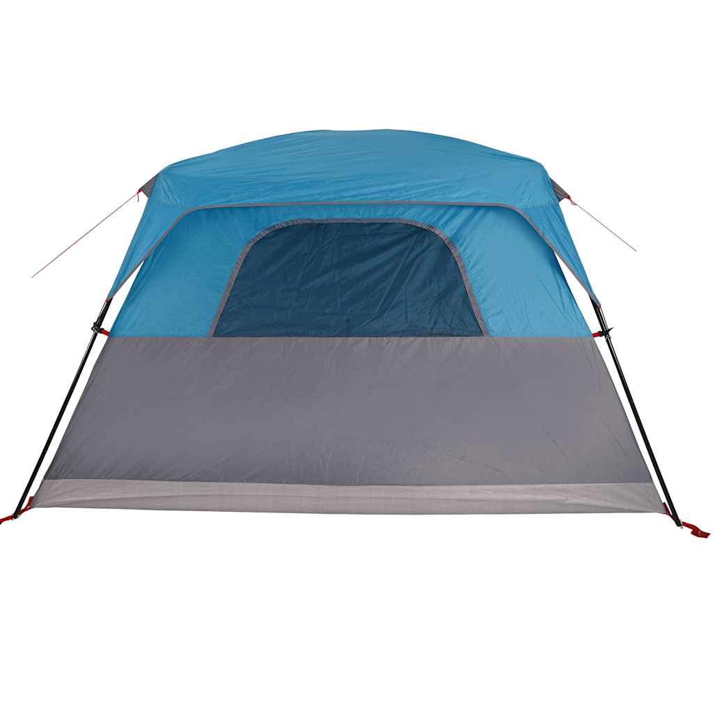 vidaXL Family Tent Cabin 6-Person Blue Waterproof - 42970