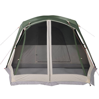 vidaXL Family Tent with Porch 6-Person Green Waterproof - 42980